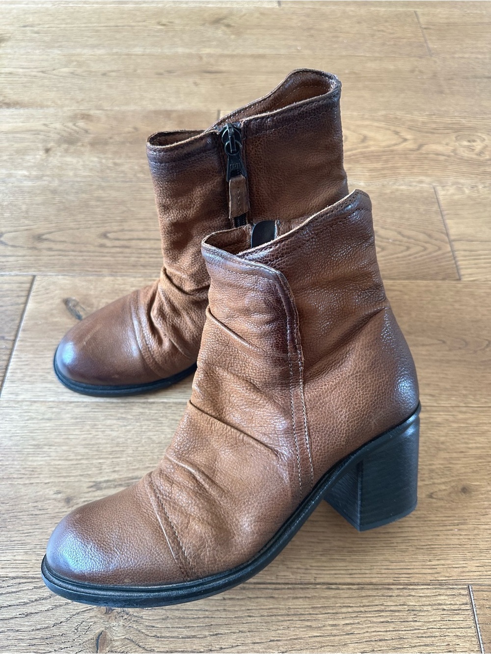 Miz Mooz Leather Boots Sz 37/6.5